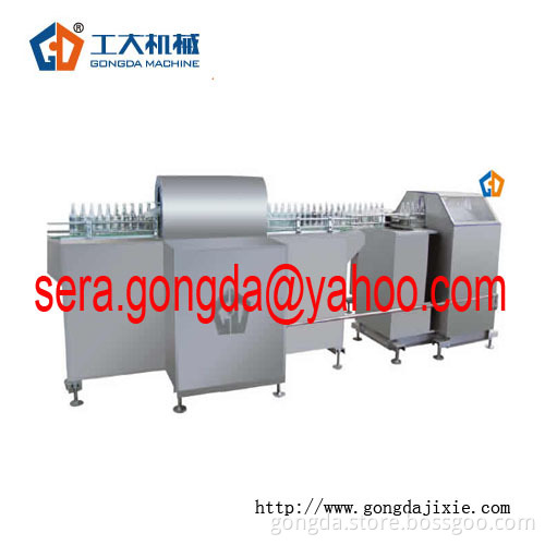 Automatic glass bottle-washing machine